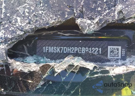 2023 Ford Explorer Xlt из США, поврежденный, VIN 1FMSK7DH2PGB91221